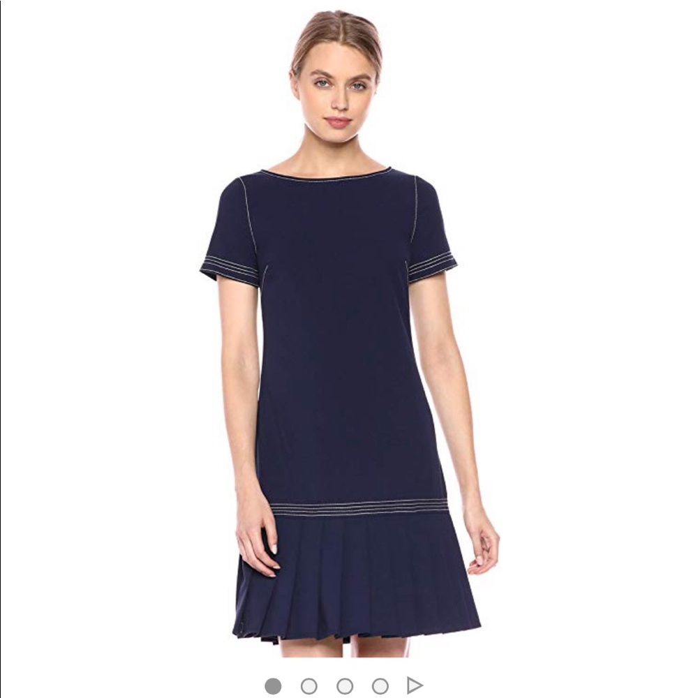Karl Lagerfeld dress with pleated hem. Brand new